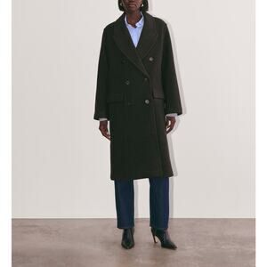 Everlane 'The Double-Breasted' Grey Coat Size XS